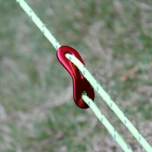 10PCS Tightener Tent Repair Camping Tent Lock Cord Rope Fastener Tensioners Bent Runners Outdoor Camping Accessories