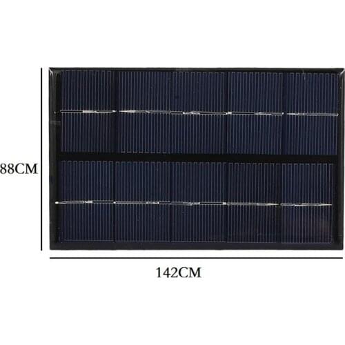 2W 5V Solar Panel Charger For Power Bank Polycrystalline Solar Cell DIY Solar Chargr System For 3.7V Battery Light