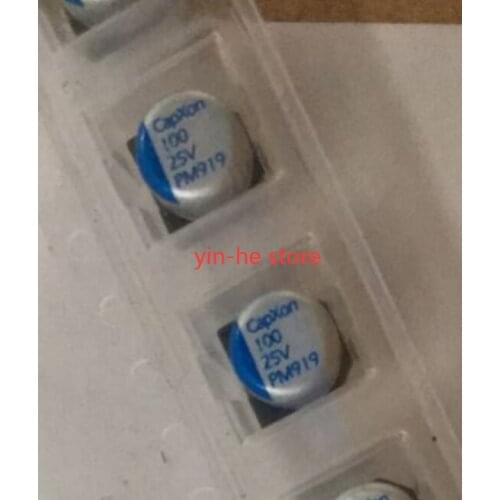 20PCS PM101M025E058PTR Solid capacitor 25V100UF 6.3X5.8 Fengbin solid chip capacitor PM101M025E058PTR
