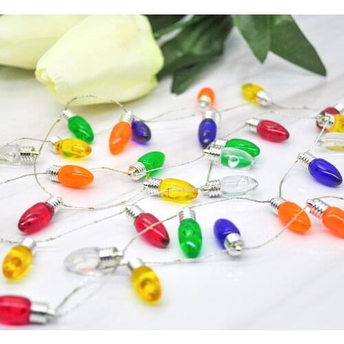 5M Christmas tree DIY Bulbs Garland Christmas Ornaments Home Decoration Xmas wreath Ornaments Christmas Party Decorations