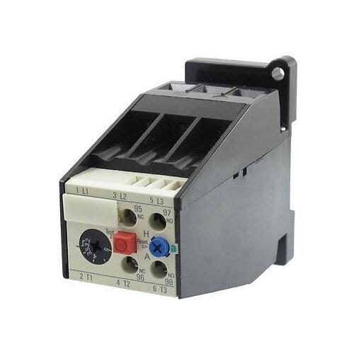 AC 3.2A - 5A Motor Protection Thermal Overload Relay 1 NO 1 NC