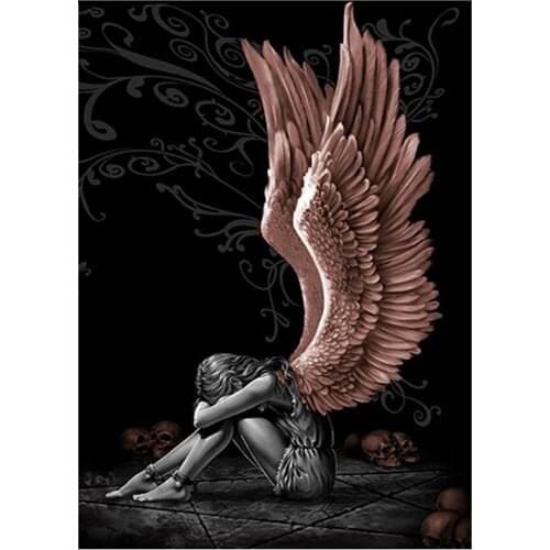 DIY 5D Diamond Painting Angels And Demons Home Decoration Full Square Round Craft Kits Embroidery Bead Rhinestone Pictures