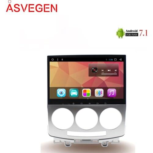 Car Radio For Mazda 5 2005-2010 9 inch Android 7.1 Quad Core GPS Navigation Stereo Headunit WIFI 4G Media DVD Player