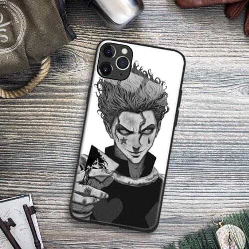 Hisoka Hunter X Hunter Manga Anime Soft TPU Glass Phone Case for IPhone SE 6s 7 8 Plus X Xr Xs 11 12 Mini Pro Max Samsung Redmi