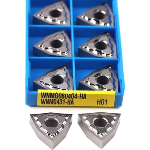 WNMG080402-HA H01 CNC Lathe Tool WNMG080408-HA H01 WNMG080404-HA H01 Aluminum Turning Tool Carbide Insert External Turning Tool
