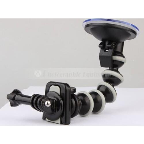 Flexible Gooseneck Car Sucker Mount Holder for Gopro Hero 5 4 3 HD SJ4000 SJ5000 SJ6000 Mini Camcorder Camera Accessories