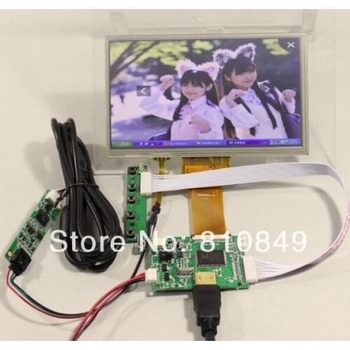 HD MI input LCD controller board+7inch 800x480 AT070TN93/ EJ070NA-03Alcd with touch panel
