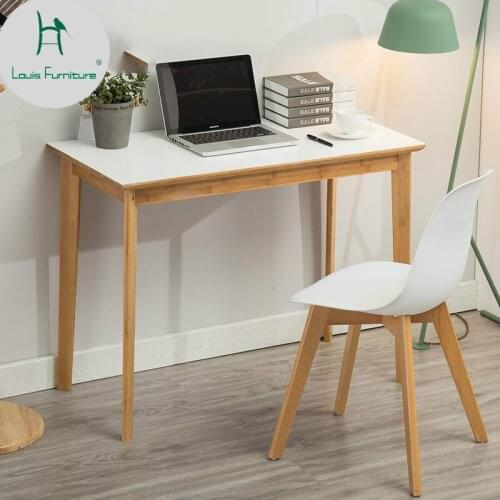 Louis Fashion Computer Desks Nordic Desktop Solid Simple