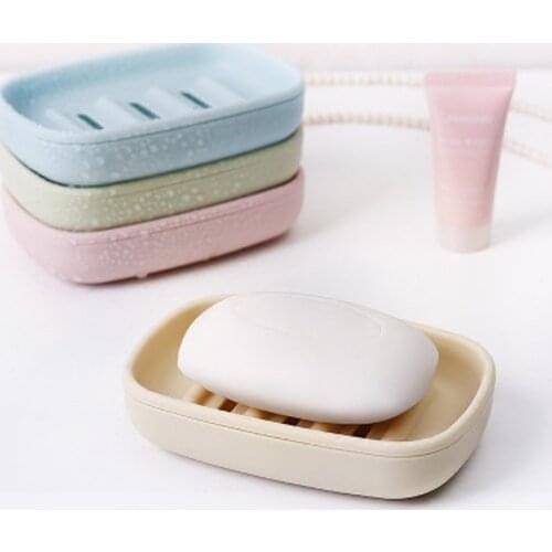 New Bathroom Dish Plate Case Home Shower Travel Hiking Holder Container Soap Box Plastic Soap Box Dispenser Soap Rack