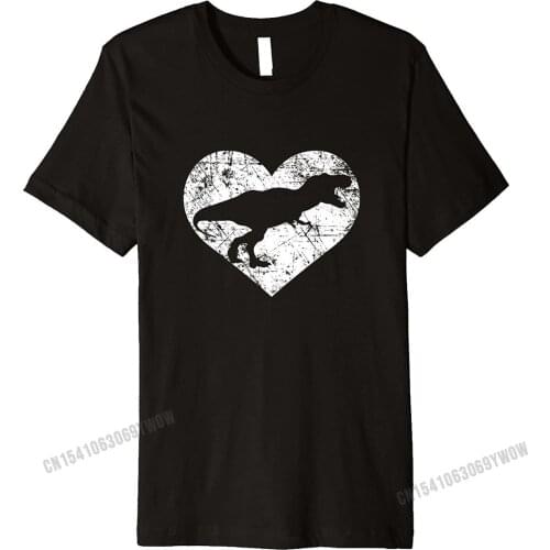 I Love Dinosaur Shirt, Funny Cute T Rex Heart Valentine Gift Cotton Europe Tops Shirt Cheap Man Top T-shirts Slim Fit