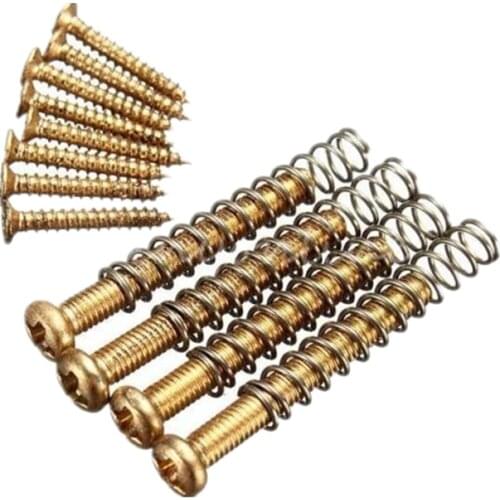 Electric Guitar Double Pickup Frame Fixed Height Adjustment Screw Spring Pickup Frame Screw