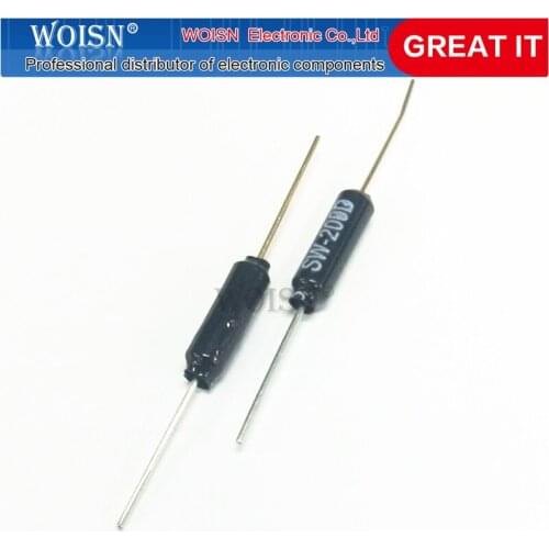 10PCS SW-200D Vibration switch Ball switch Tilt switch Double bead Angle sensor In Stock