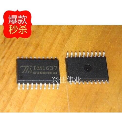 10PCS TM1637 SOP20 new original authentic day micro LED digital tube driver chip