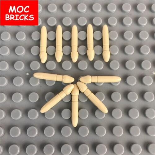 100pcs/lot MOC Bricks Tan Yellow Paint Brush Art Utensil Accessory Set fit with 14428 DIY Building Blocks Toys kids best gifts