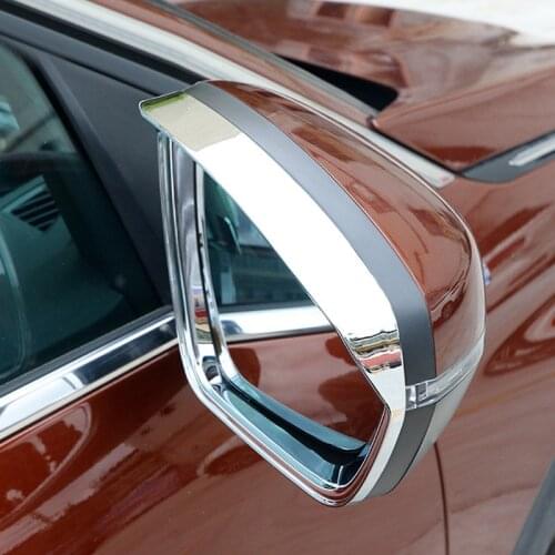For Peugeot 3008 GT / 5008 GT 2017 2018 ABS Chrome Rearview Mirror Eyebrow Cover Decoration Trim 2pcs Car Styling