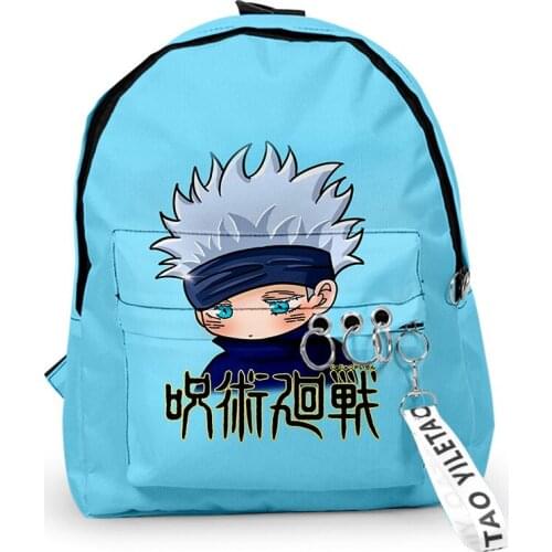 2020 Personalized Jujutsu Kaisen Backpacks Men Women Harajuku Travel Bags 3D Print Q version Teenage Notebook Backpack Bag