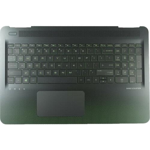 95%NEW FOR HP OMEN 15-AX 15-AX020CA 15-AX100 15-AX200 Palmrest With Backlit Keyboard 905118-001