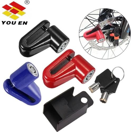 YOUEN Anti Theft Brake Disc Lock For Motorcycle Scooter Bike Bicycle Wheel Disk Lock Moto Motorbike Security Safety Brake Lock