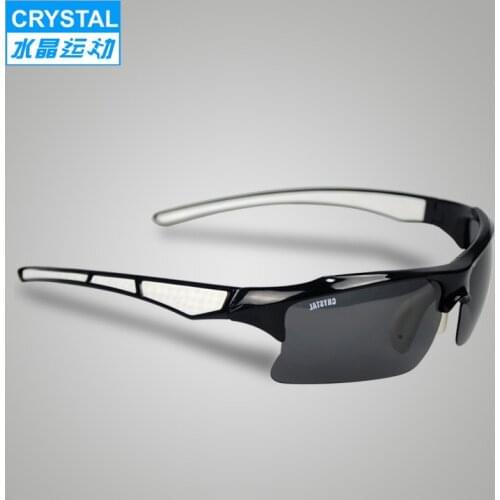 Crystal polarizing glasses sunglasses popular mountain bike riding glasses authentic driver goggles