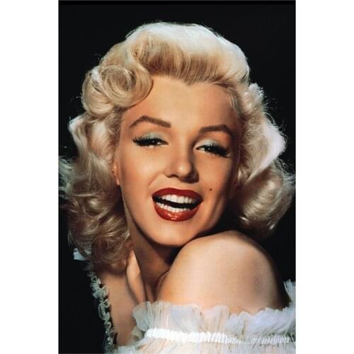 Square Round Diamond Embroidery,Marilyn Monroe Full,5D,DIY Diamond Painting,Cross Stitch,3D,Diamond Mosaic,Decor