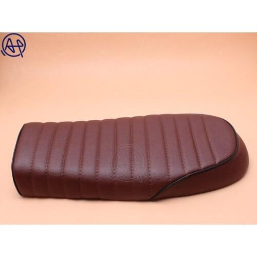 1pcs Brown Motorcycle Vintage Seat Cafe Racer Saddle Retro Seat for Honda GN CG CB200 CB350 SR400 SR500 Suzuki Yamaha Kawasaki