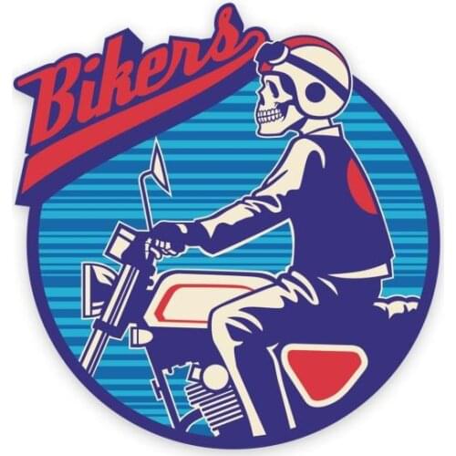 Skull Bikers Sticker Plane Extreme