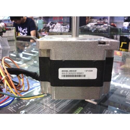 New Leadshine 2-phase hybrid stepper motor 86HS35 NEMA 34 have 8 motor leads /Current /phase 2.8A /Holding Torque 3.5N CNC motor