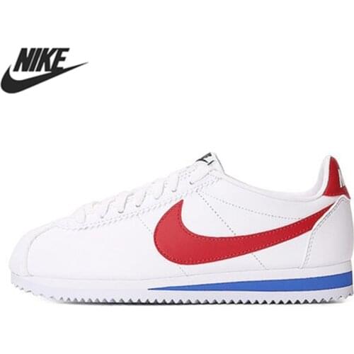 Original New Arrival NIKE WMNS CLASSIC CORTEZ LEATHER Womens Skateboarding Shoes Sneakers