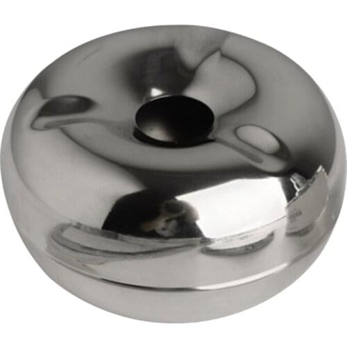 Windproof Ashtray with Lid Stainless Steel Donut-Style Tray Outdoor Indoor Use for Car Office Terrace and Home Decoration