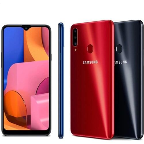 Samsung Galaxy A20s A207FD 3GB RAM 32GB ROM 13MP Octa Core 6.5" 3 Camera Fingerprint Refurbished Original 4G LTE Mobile Phone