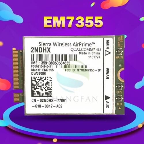 Sierra Gobi5000 EM7355 DW5808e LTE/EVDO/HSPA+42Mbps NGFF 4G Venue 11 Pro Latitude 14 12 11 AirPrime WLAN Card