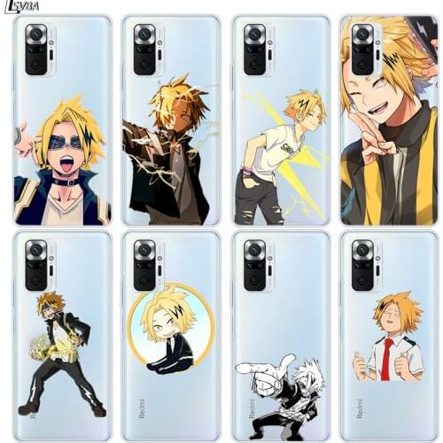 Denki Kaminari My Hero Anime Silicone Cover For Xiaomi Redmi Note 10 10S 9 9S Pro Max 9T 8T 8 7 6 5 Pro 5A 4X 4 Phone Case