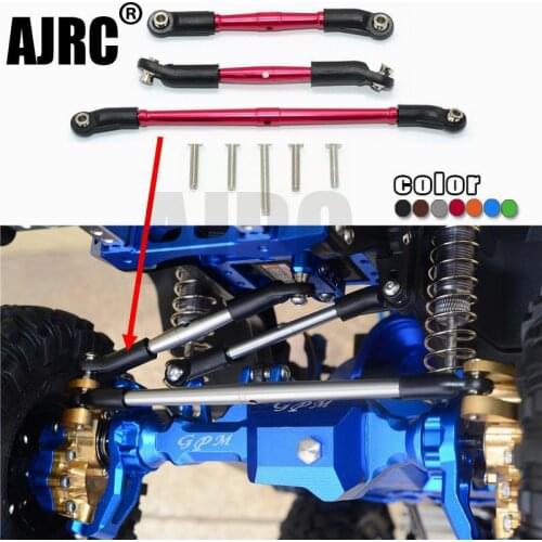 TRAXXAS TRX-4 Defender Bronco TRX4 TRX6 G63 aluminum front and back teeth adjustable front steering + support rod Connecting rod
