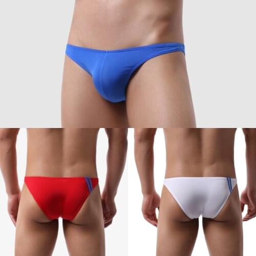 Sexy Men Briefs Jockstrap Low Waist Bugle Pouch Underwear Seamless Slip Homme Underpants Cueca Ultra Thin Panties Tanga Bikini