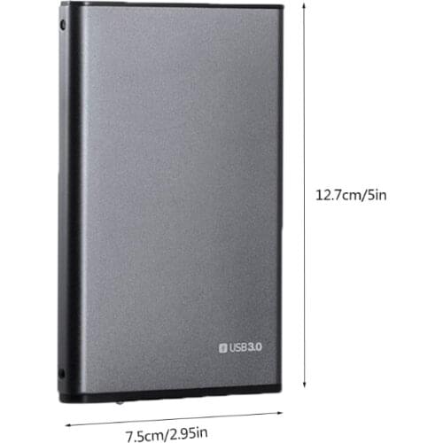 2.5'' 6TB Ultra Slim Portable External Hard Drive USB3.0 HDD Storage for PC/Desktop/Laptop/MacBook/Chromebook