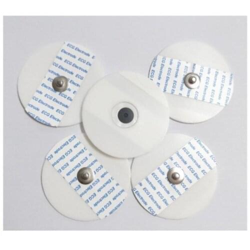 High Quality Disposable Conductive Electrode Pads Resting Gel Foam with Tab4.0 Snaps 55MM 100pcs/lot