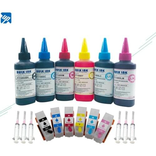 UP 378 378XL T3791 Refillable ink cartridge For Epson xp-8500 xp-8505 xp-8600 xp-8605 Europe Printer with ARC chip +600ML ink