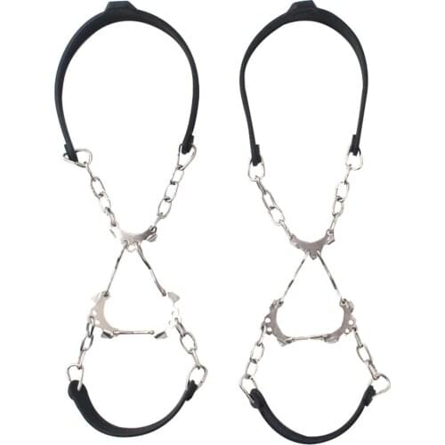 Winter Outdoor Walking Shoe Covers Tools Snow Non-slip City Crampons-6 Tooth Snow Chain Portable Outdoor Ice Gripper