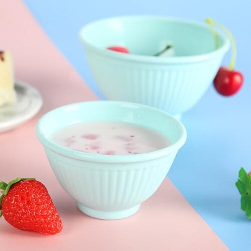 2 Pcs/Set Non Slip Silicone Suction Bowl for Toddler Baby Feeding Food Tableware Child Eating Dinnerware Anti-hot Training Bowl