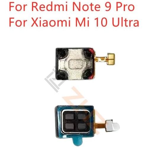 2pcs for Xiaomi Mi 10 Ultra Earpiece Receiver Ear Speaker Cell Phone For Redmi Note 9 Pro Replacement Repair Spare Parts Tested