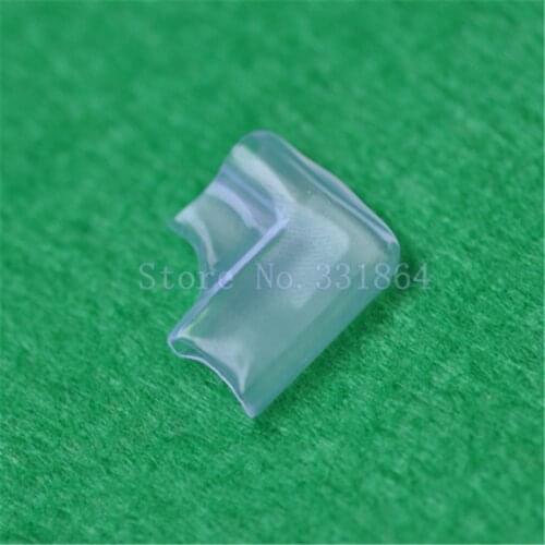 6.3mm transparent terminal jacket flag terminal protection sleeve plug spring insulation jacket soft PVC free shipping 100pcs
