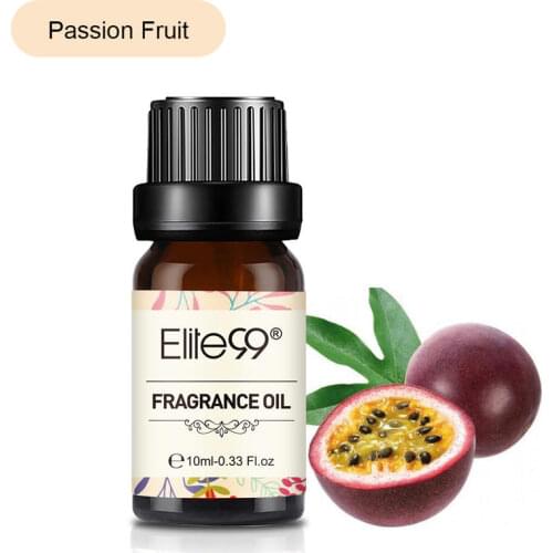 Elite99 Passion Fruit Fragrance Oil 10ml Pure Essential Oils for Humidifier Perfume Aromatic Diffuser Spa Soap making Oil Burner