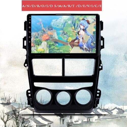 9'' 2 Din Android 10 Car Multimedia Player For Toyota Vios Yaris 2018 2019 2020 GPS Navigation WIFI Radio Camera dvr steer swc