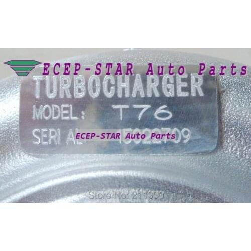 Free Ship Turbocharger Turbo only oil cooled T76 Turbine: A/R 0.81 Comp: A/R 0.80 1000HP T4 Turbo charger T4 flange V-Band