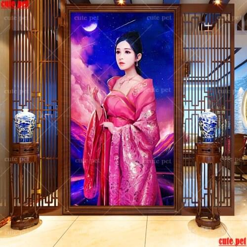 Large DIY Full diamant embroidery CrossStitch Oriental Classical Beauty puzzle gifts Painting mosaic diamond painting home decor