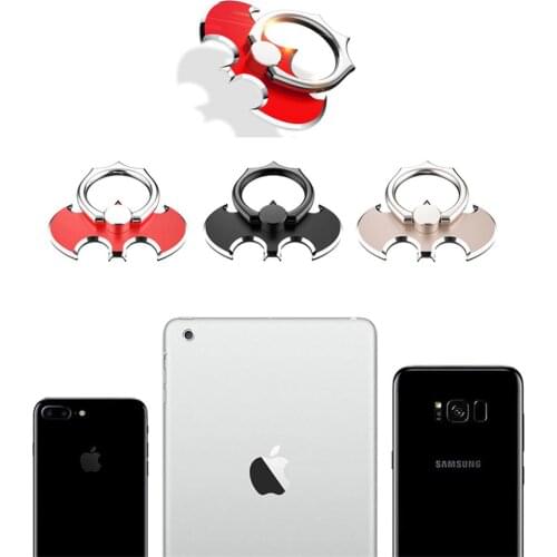 Bat 360 Degree rotate Phone Holder Finger Ring Mobile Phone Stand Holder For iphone7 8 6 6s Plus Xiaomi All Smart Phone Holder