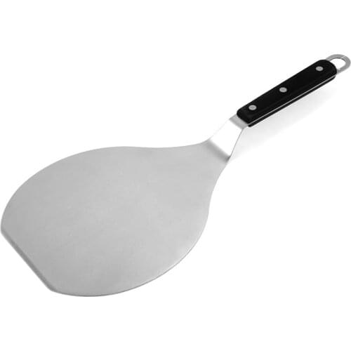 Hot Extra-Large Stainless Steel Wide Spatula Turner with Strong Wooden Handle - Dishwasher Safe Pizza Peel Kitchen Utensil