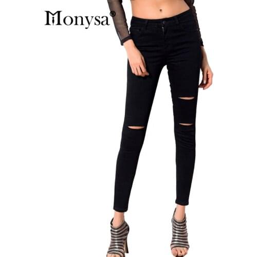 Женские зауженные джинсы Monysa China At AliExpress