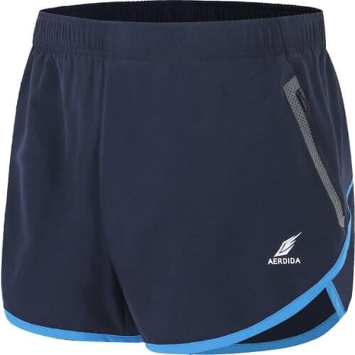 Men Sports Running Shorts Training Soccer Tennis Workout GYM breathable Quick Dry Outdoor Jogging Elastic Shorts With Zip pocket