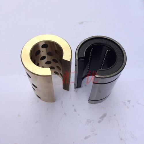 OP JDB 203242 copper sleeve the same size of LM20 OP linear Solid inlay graphite Self-lubricating bearing